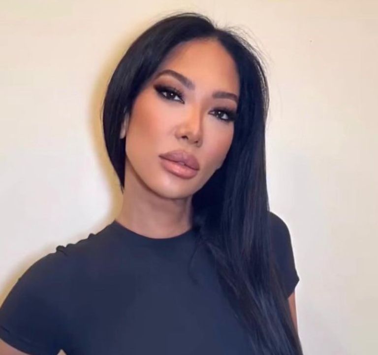 Kimora Lee Simmons now has a refined nose after a nose job. celebsinepth.com