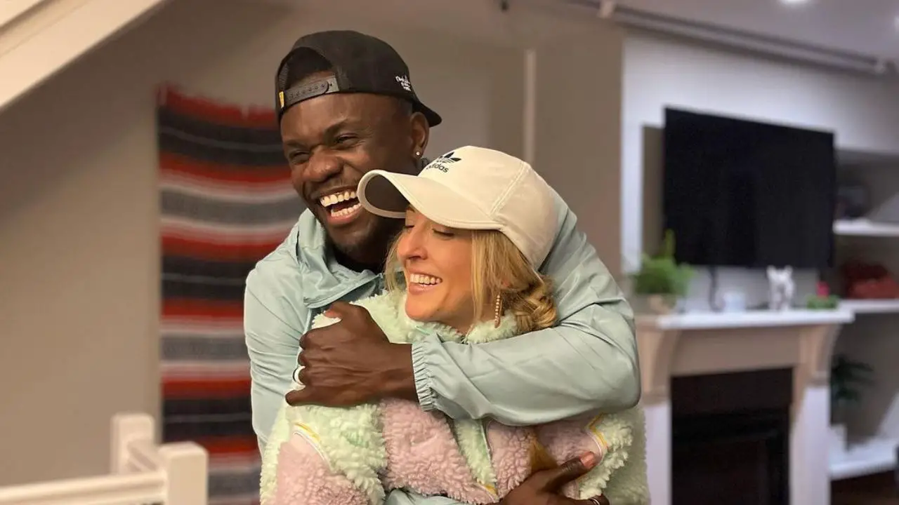Kwame and his partner were supported by his sister.