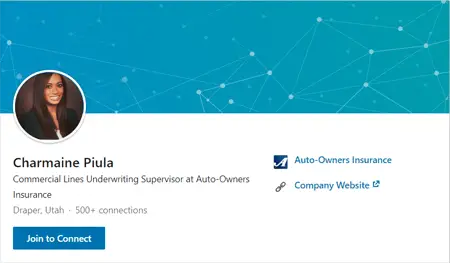 Charmaine Piula worked with Auto-Owners Insurance.