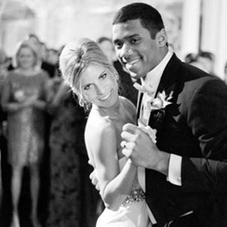 Russell Wilson and Ashton Meem got married after he was drafted into the NFL in the third round.