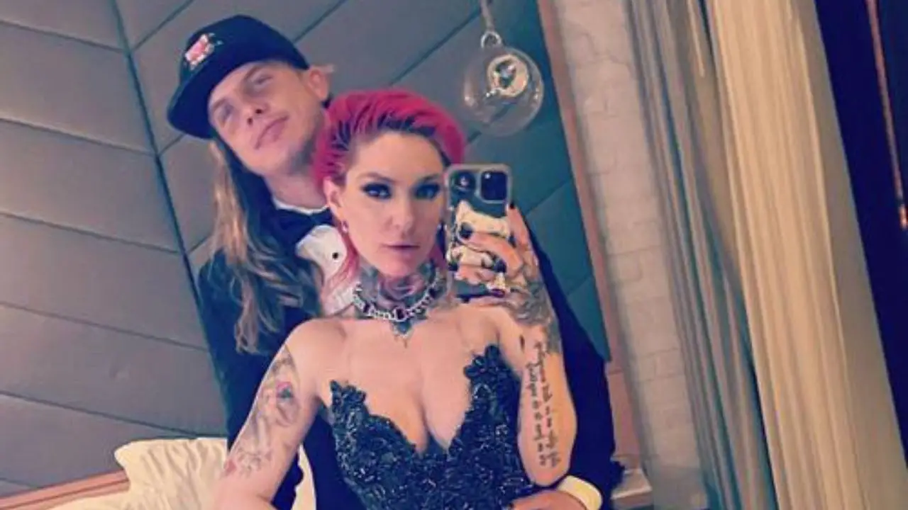 Matt Riddle and his girlfriend, Misha Montana.
