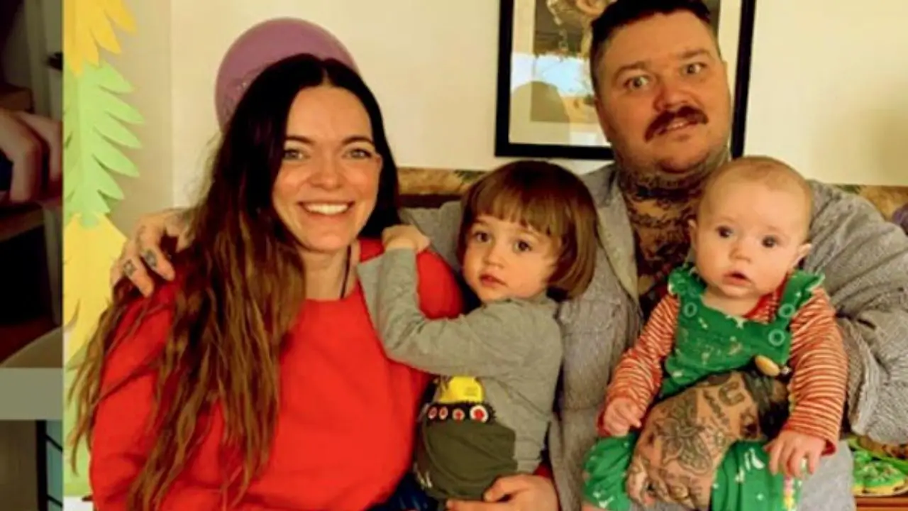 Matty Matheson with his mother and children. celebsindepth.com