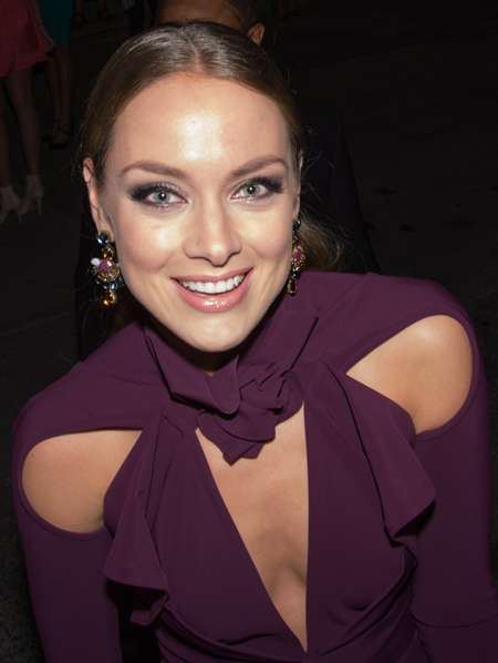Rachel Skarsten looking into the camera.