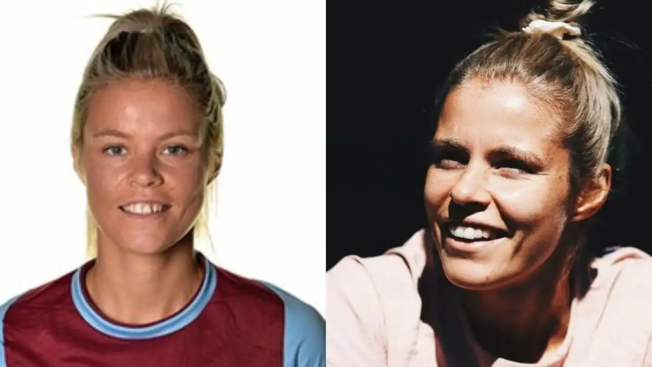 Rachel Daly's tooth gap has now been filled completely. celebsindepth.com