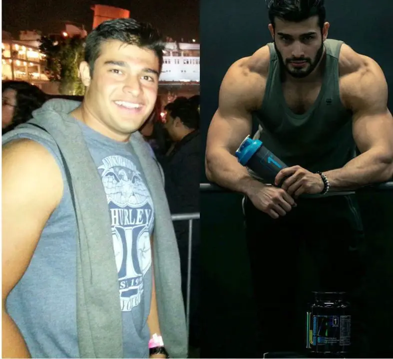Sam Asghari underwent a weight-loss transformation. celebsindepth.com