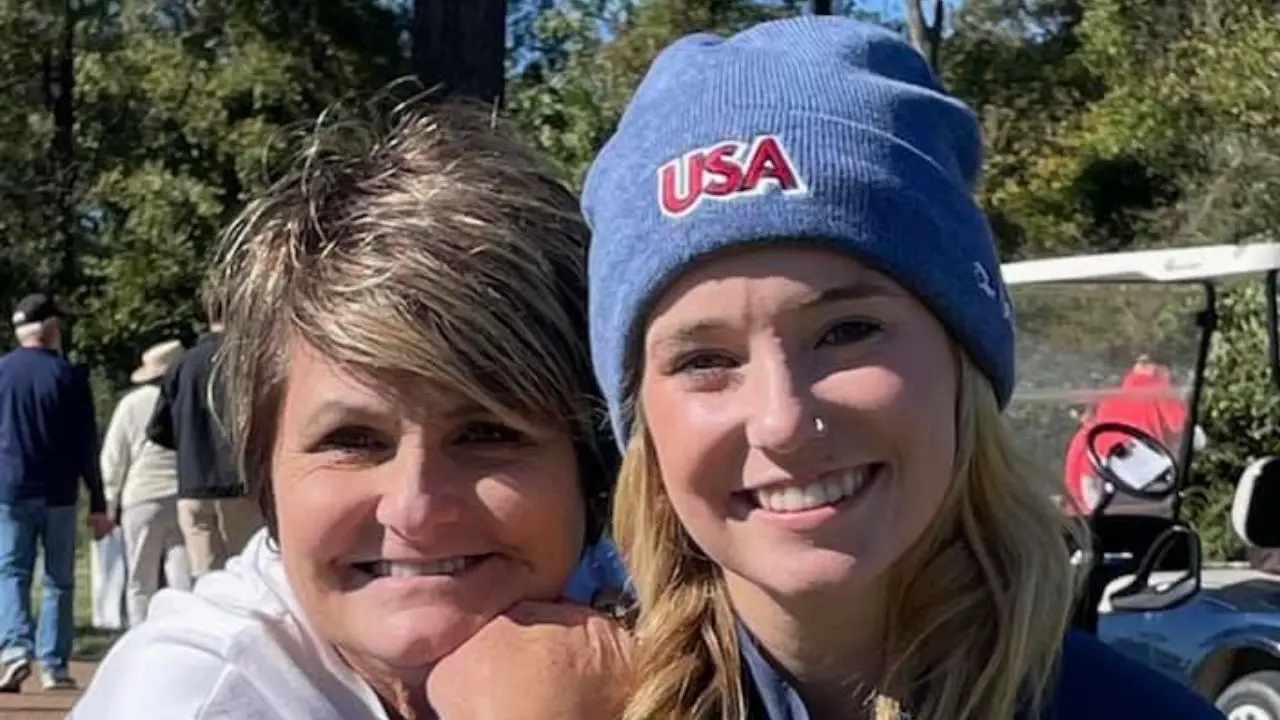 Sam Bennett's mother with his rumored girlfriend.