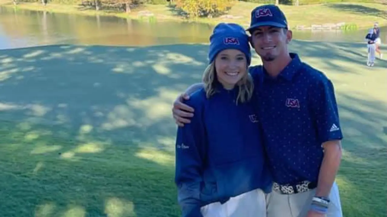 Sam Bennett with his rumored girlfriend, Harper Walding.