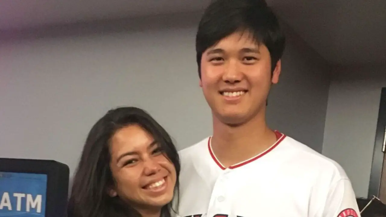 Shohei Ohtani and his rumored girlfriend, Kamalani Dung.