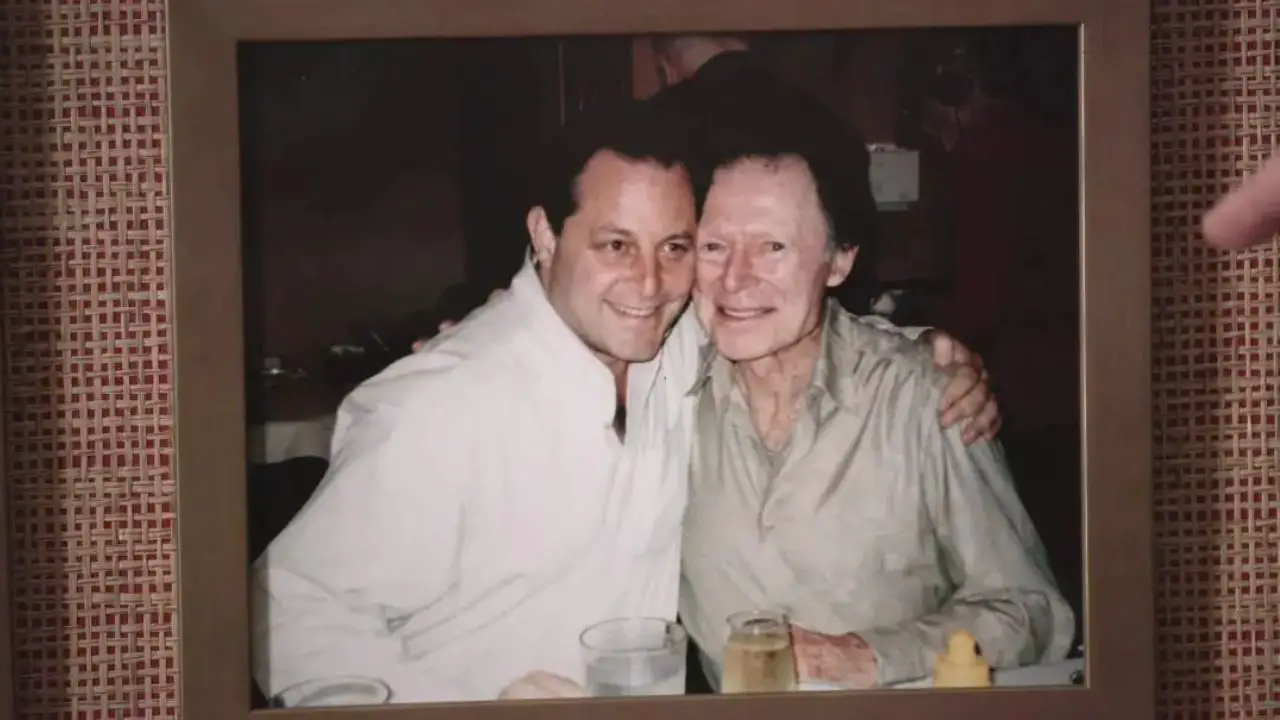 Steve and his father, Harold Spitz. celebsindepth.com