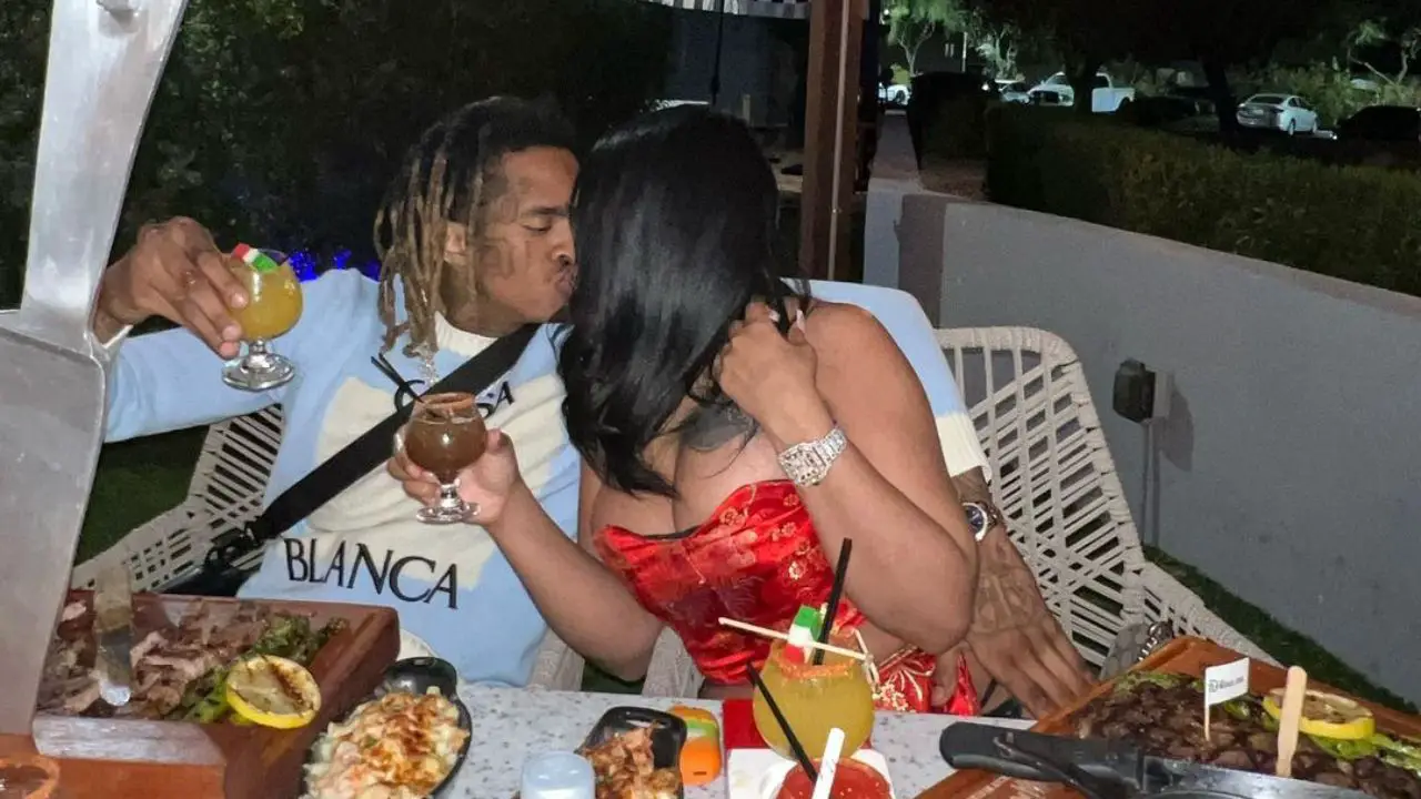 Stunna Girl and her boyfriend, Richmula 500. celebsindepth.com