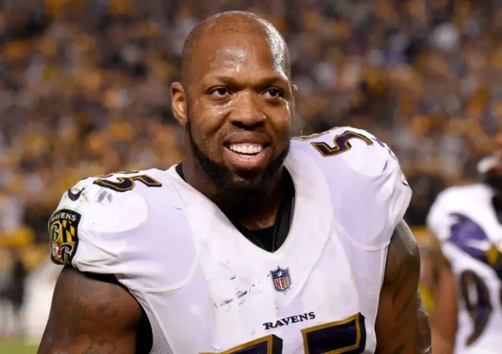 Terrell Suggs' teeth after a dental procedure. celebsindepth.com