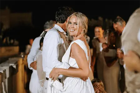 Theodora Miranne married her husband Robert Miranne.