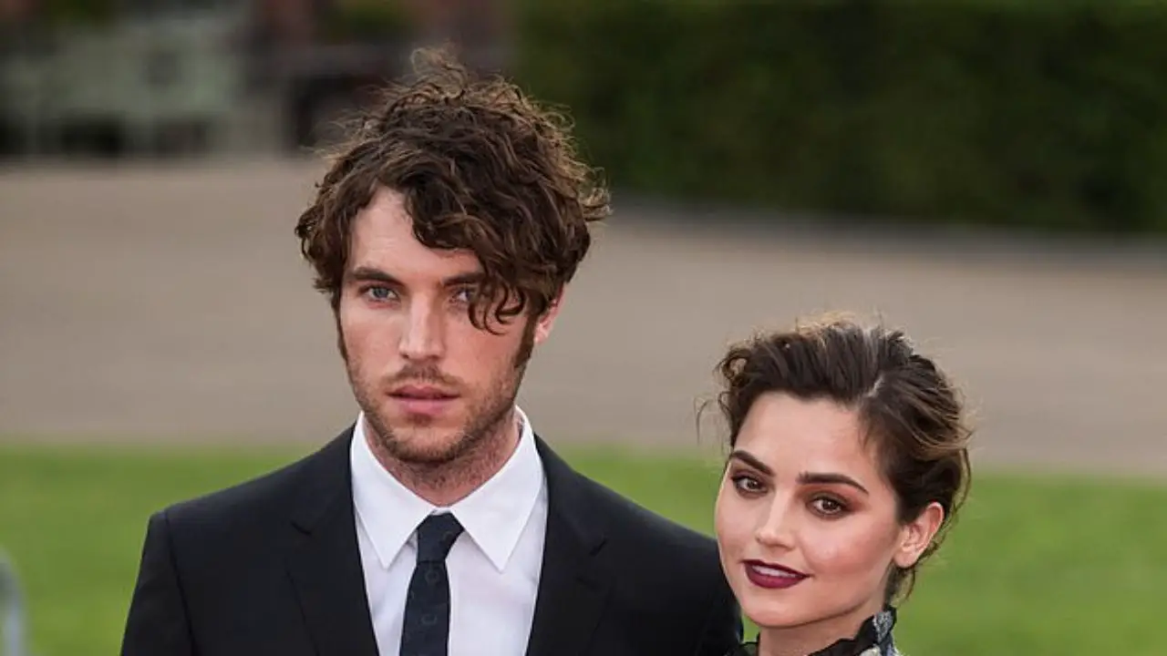 Tom Hughes with his ex-girlfriend, Jenna Coleman. celebsindepth.com