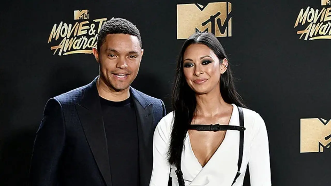 Trevor Noah and his ex-girlfriend, Jordyn Taylor. celebsindepth.com