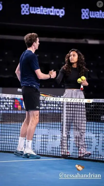 Ugo Humbert's Tessah Andrianjafitrimo is also a tennis player. celebsindepth.com