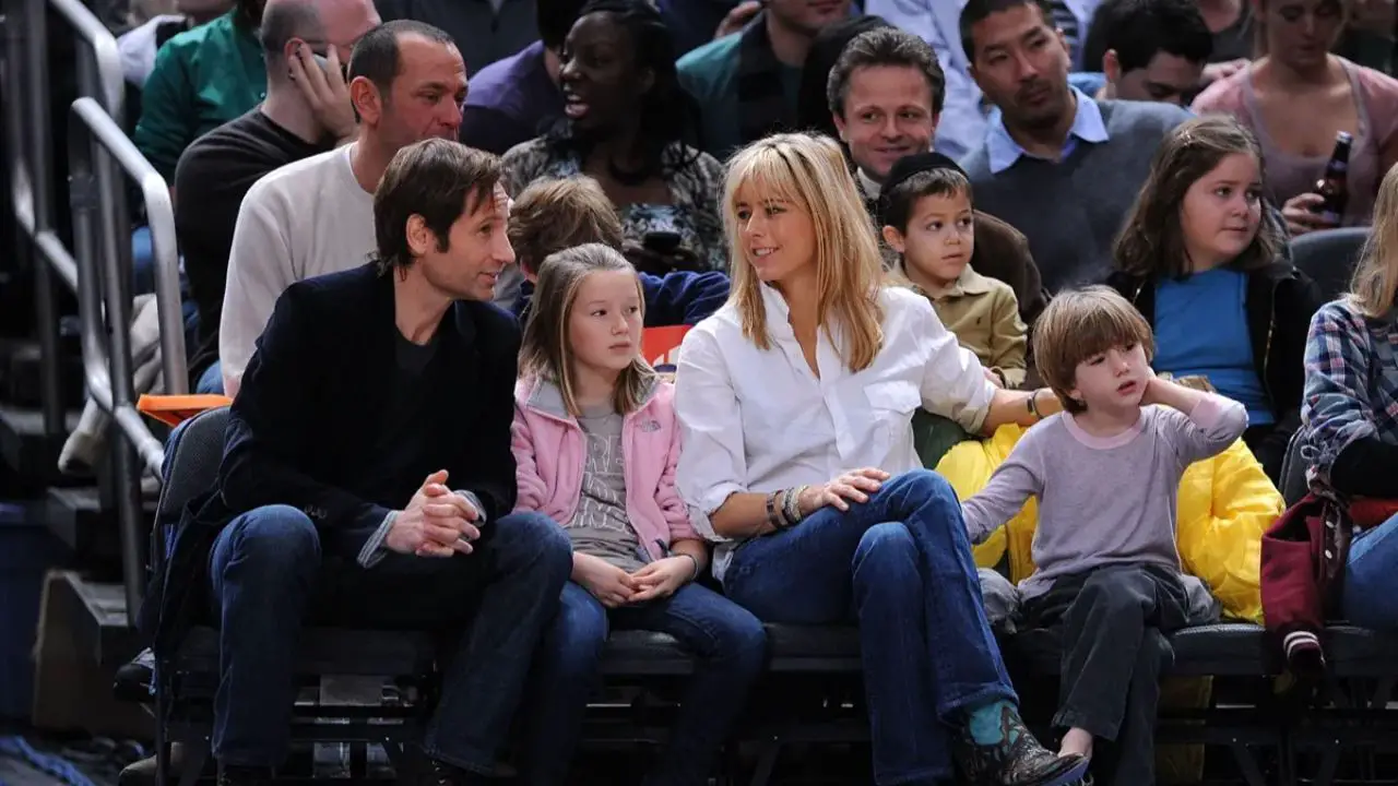 West Duchovny's father, David Duchovny, and mother, Téa Leoni, divorced in 2014. celebsindepth.com
