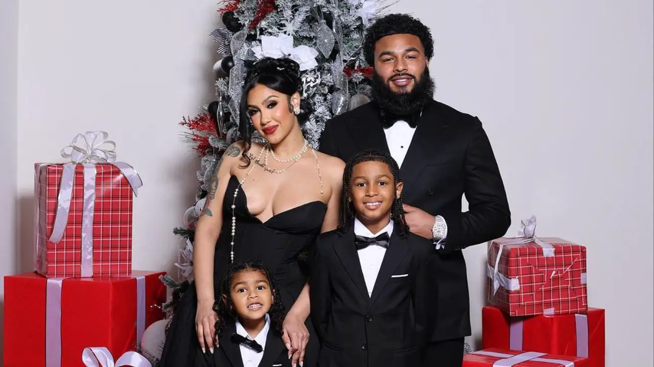 Queen Naija now lives happily with her children and partner. celebsindepth.com