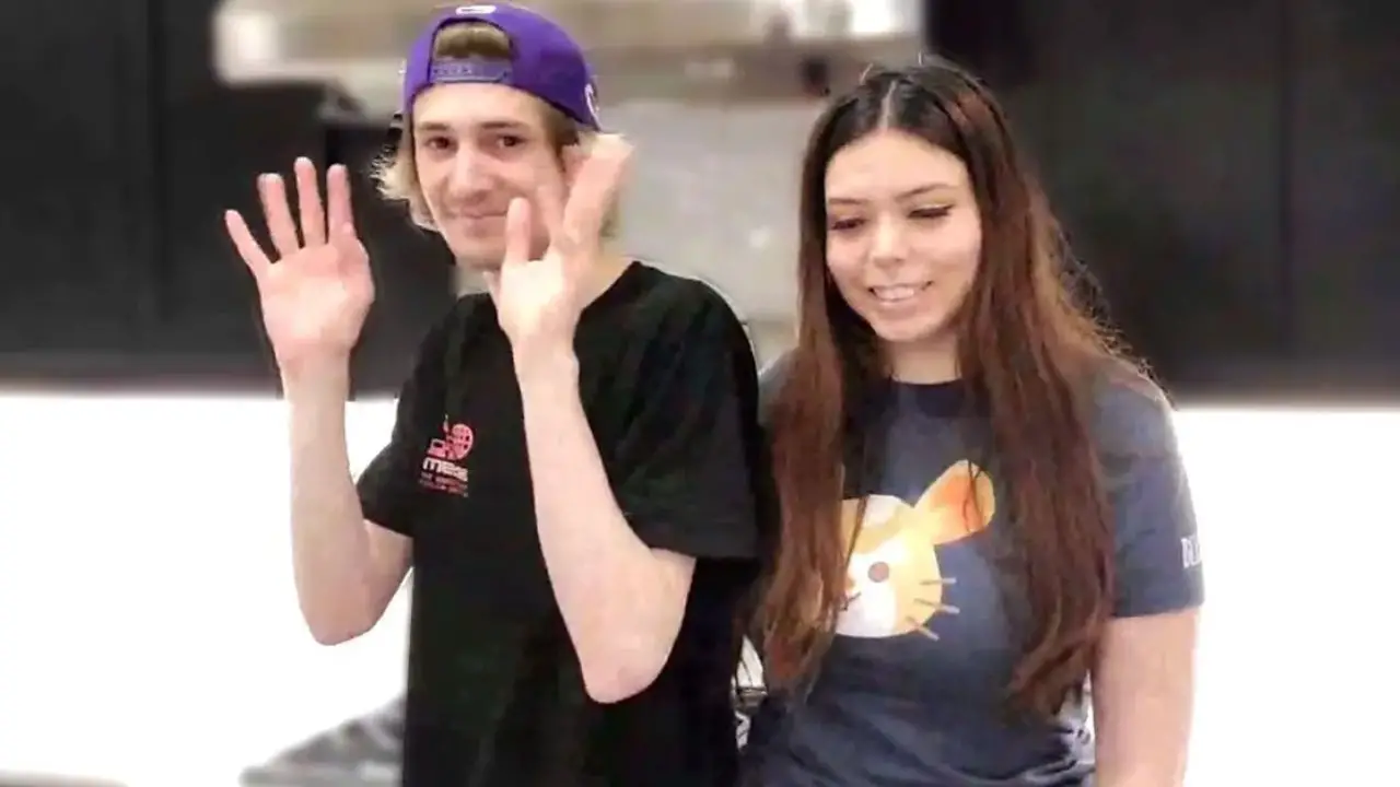 xQc and his ex-girlfriend Adept split in late 2022. celebsindepth.com
