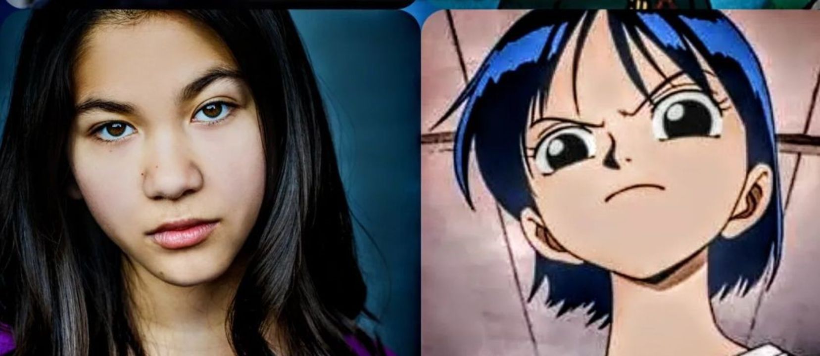 Kuina Zoro's childhood friend is played by Audrey Cymone. celebsindepth.com