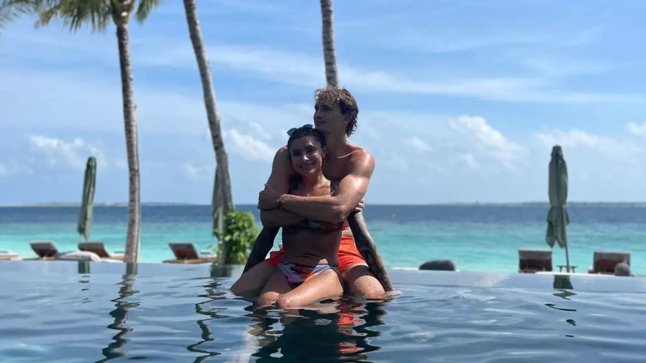 Alexander Zverev wished his girlfriend Sophia Thomalla a happy birthday.
