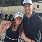 Kirk Cousins with his wife, Julie Hampton Cousins.