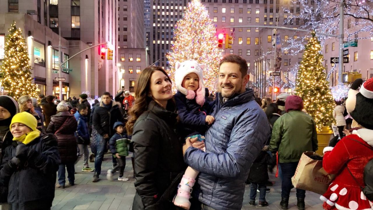 Celebrating the magic of Christmas with love and laughter! Molly Line, her devoted husband Matt Petrus, and their precious daughter Marin Petrus share a joyful holiday moment together. Wishing everyone a season filled with warmth and happiness.