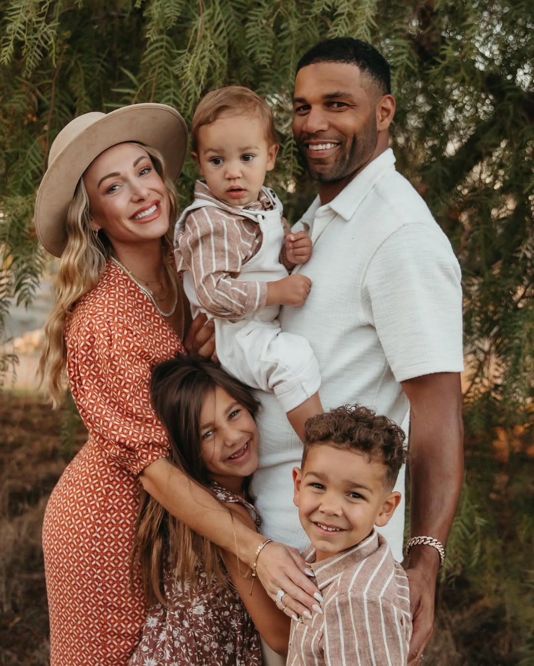 Golden Tate and his wife Elise tied the knot on March 12, 2017, in a stunning destination wedding in Mexico attended by 250 guests. Together, they have three children: daughter Londyn and sons Golden Jr. and Isaiah Michael, often sharing joyful family moments that showcase their close bond.
