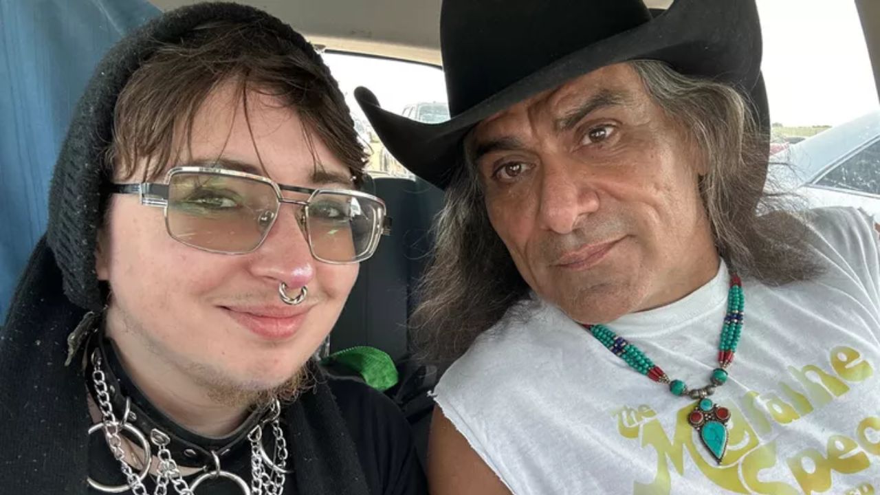 Jonathan Joss and his partner, Tristan Kern de Gonzales.