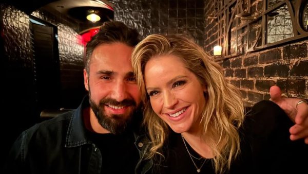 Sara Haines with her husband, Max Shifrin.