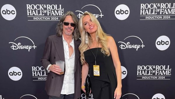 Kelly Hansen with his wife, Anna Hansen.