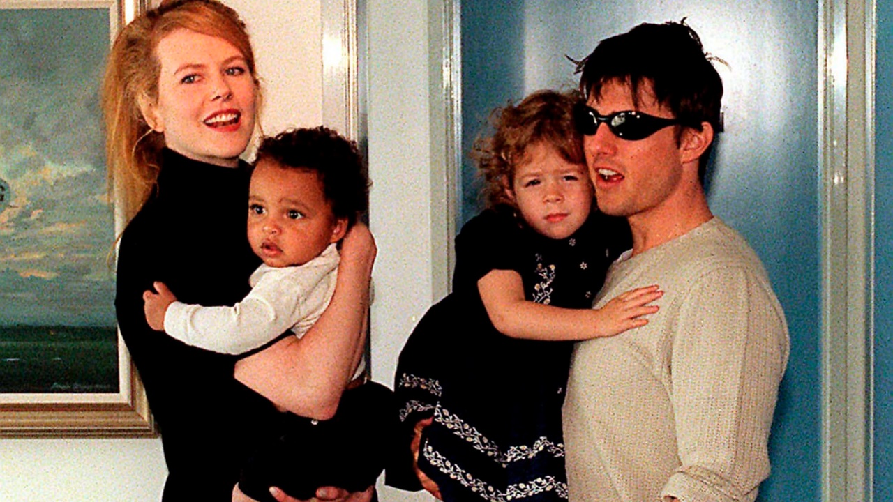 Nicole Kidman's two adopted children with Tom Cruise.