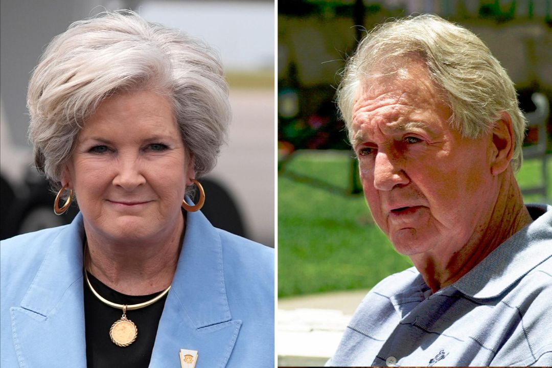 Susie Wiles and her father, Pat Summerall.