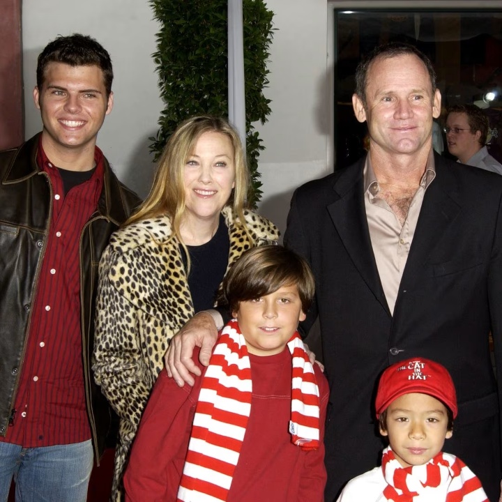 Catherine O'Hara with her family.