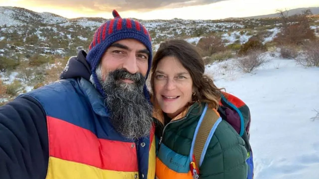 Annie Guthrie with her husband, Tommaso Cioni.