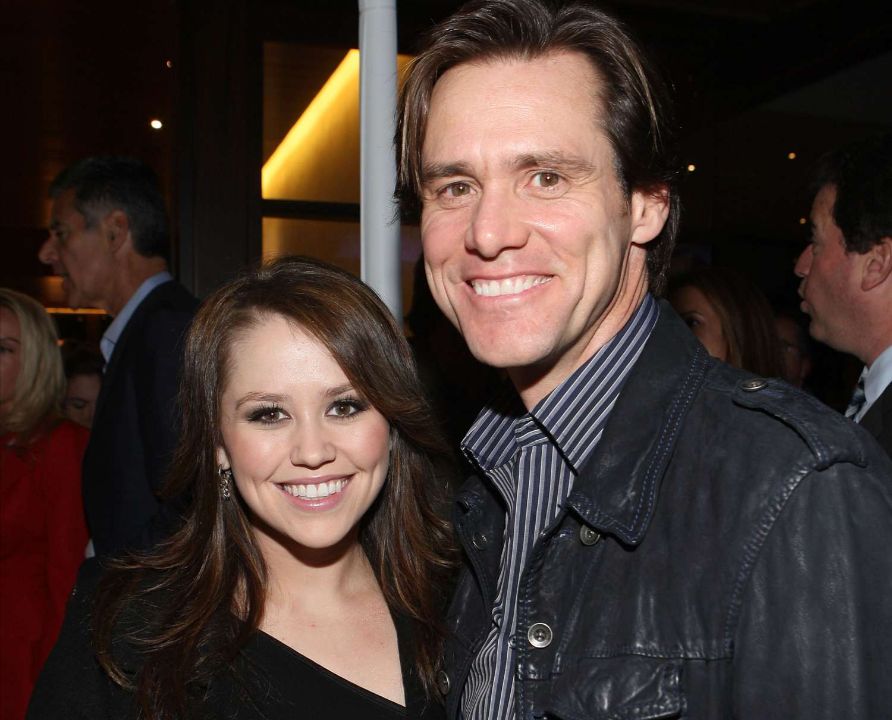 Jim Carrey with his daughter, Jane Erin Carrey.