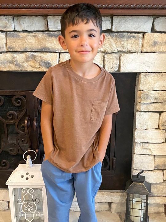 Child actor Lincoln Fox.
