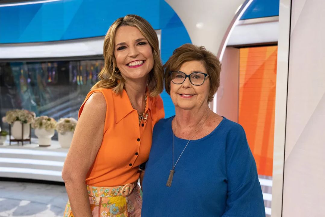 Savannah Guthrie with her mom, Nancy Guthrie.