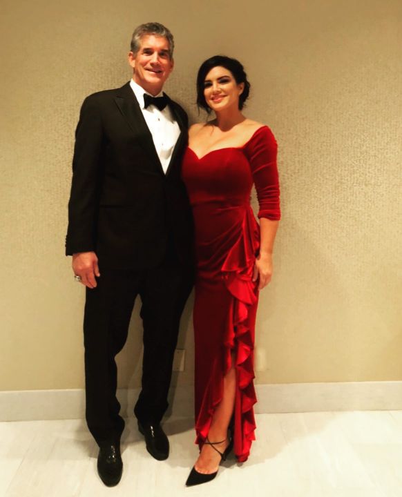 Gina Carano with her father, Glenn Carano.