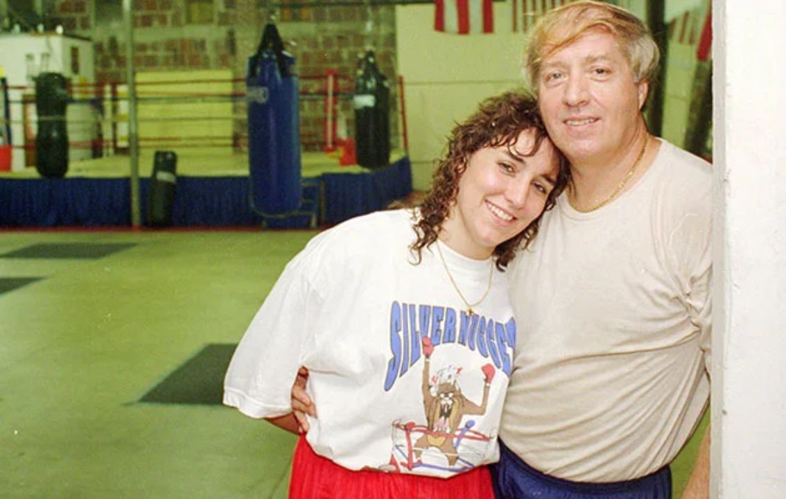 Christy Martin with her ex-husband, Jim Martin.