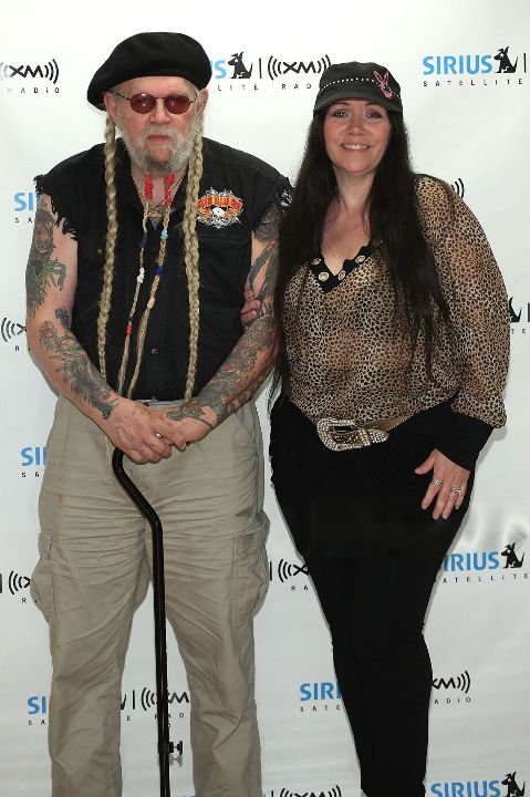 David Allan Coe with his wife, Kimberly Hastings Coe.