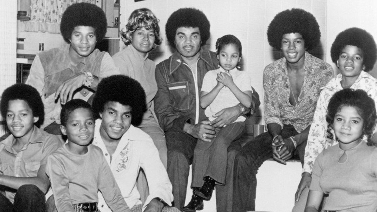 Joe Jackson with his kids.