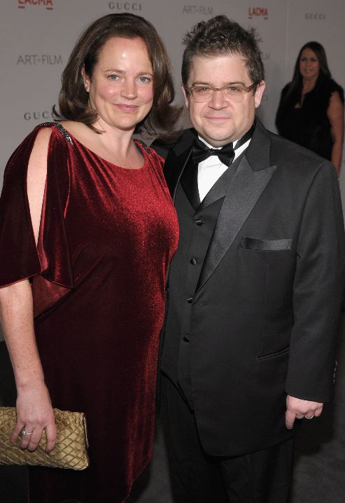 Patton Oswalt with his first wife, Michelle McNamara.