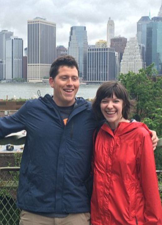 Richard Russell with his wife, Hannah Russell.