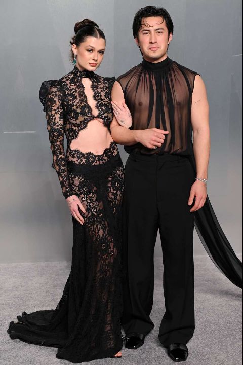 Hudson Williams with his girlfriend, Katelyn Rose Larson.