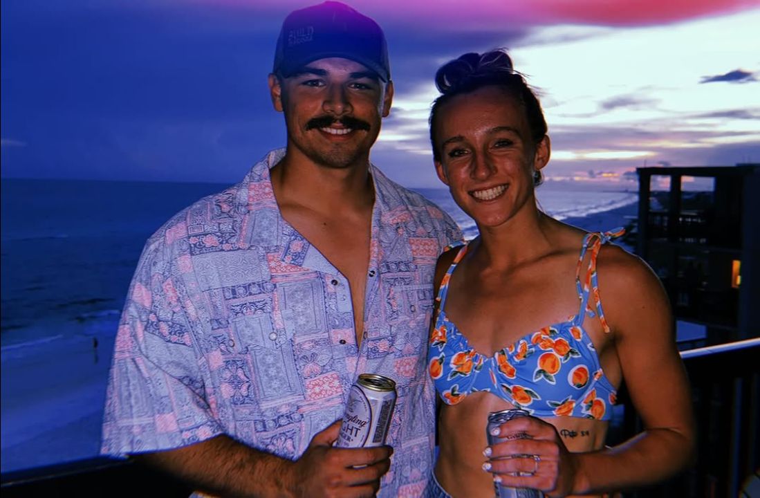 Jordy Frahm with her husband, Trey Frahm.