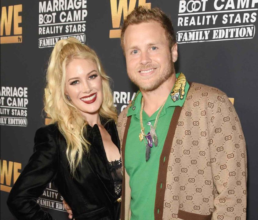 Spencer Pratt with his wife, Heidi Montag.