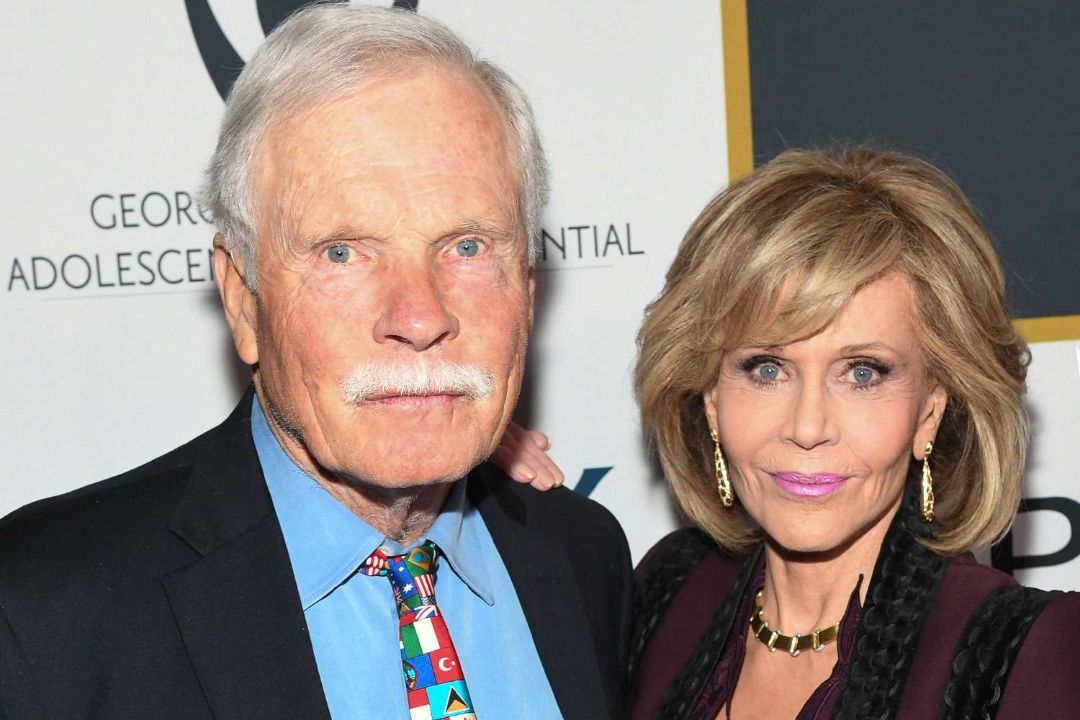 Ted Turner with his third wife, Jane Fonda.