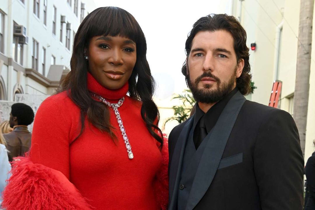 Venus Williams with her husband, Andrea Preti.