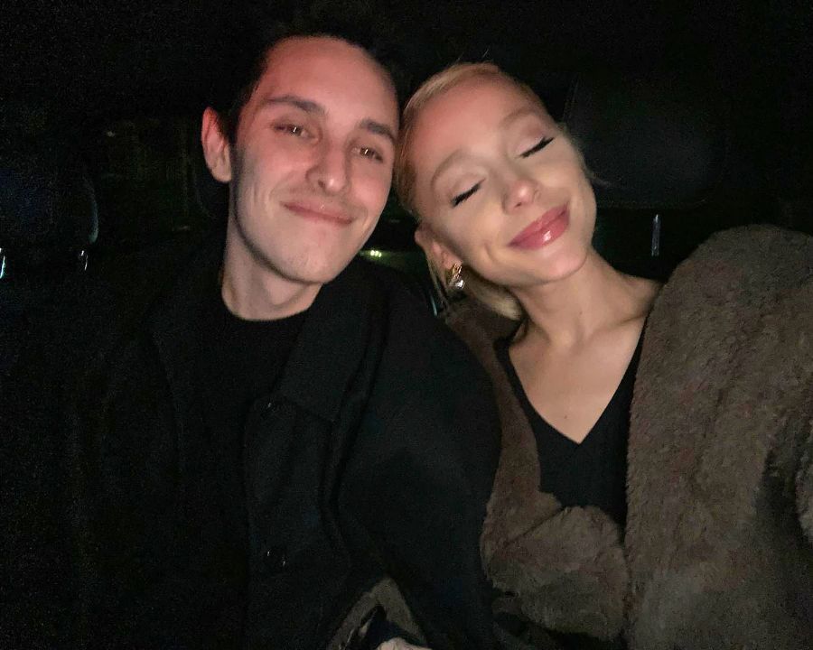 Ariana Grande with her ex-husband, Dalton Gomez.