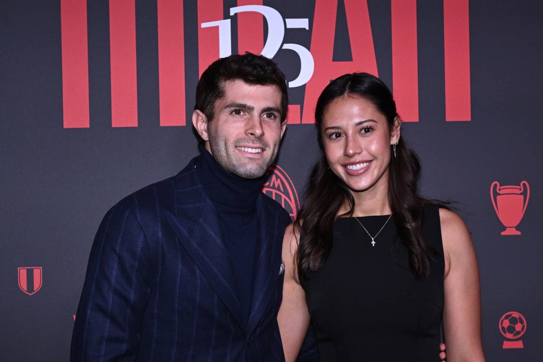 Christian Pulisic with his ex-girlfriend, Alexa Melton.